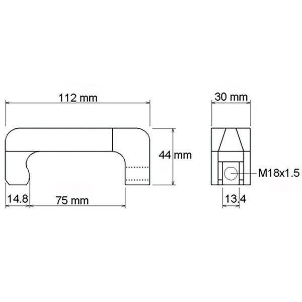 BGS Injektor-Ausziehklaue 13 mm - 7777-2