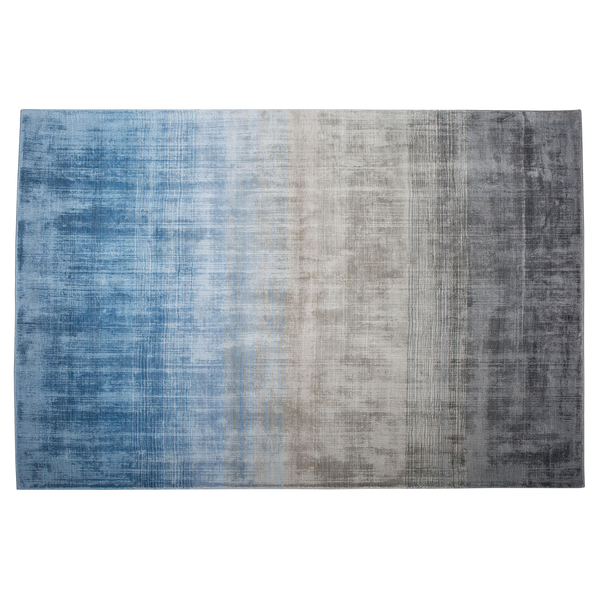 Teppich ERCIS Blau 140 x 200 cm Viskose