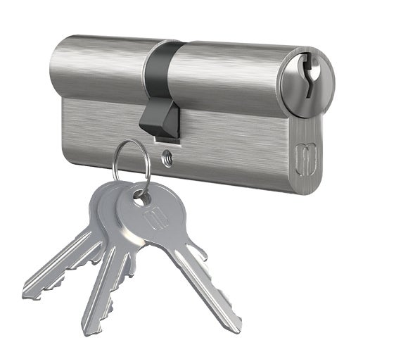 Profilzylinder mit drei Schlüsseln