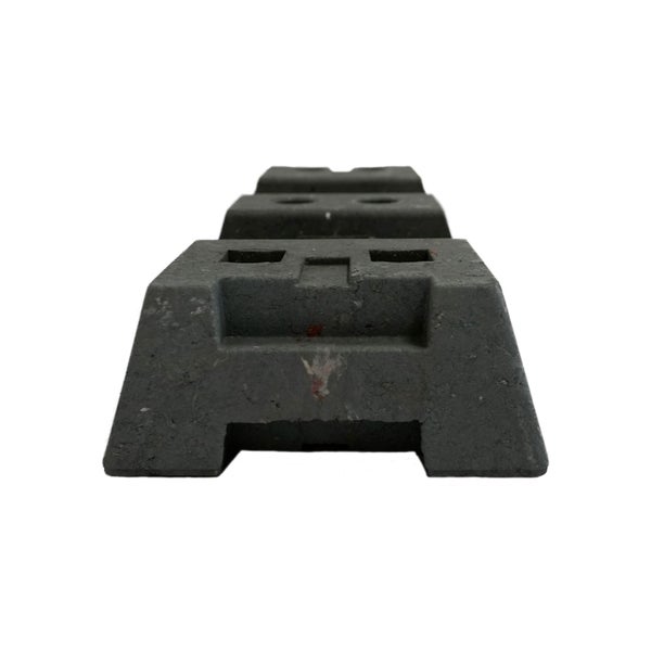 Bauzaunfuß aus PE Kunststoff 16kg