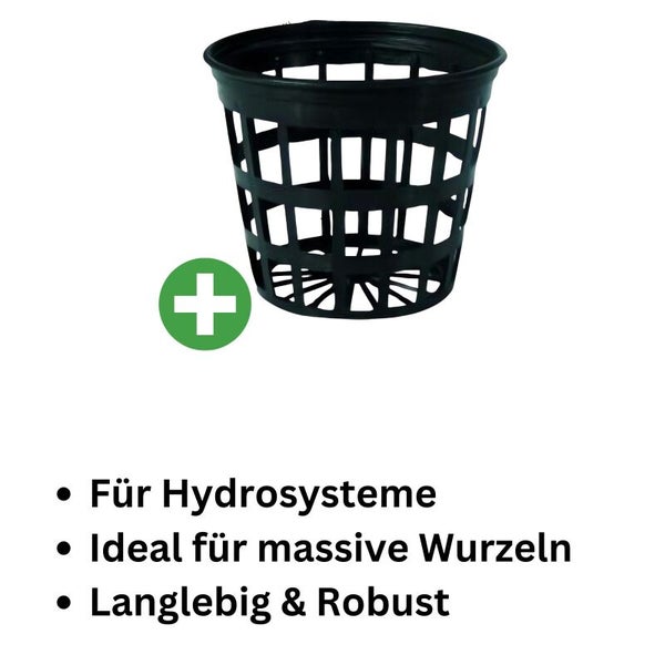 Gitternetzeinsätze 7 cm für Hydroponik & Aeroponik – Grow Gitternetztopf zum Bewurzeln von Stecklingen, 1 Stück
