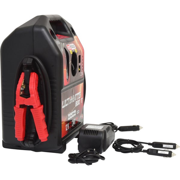 KS TOOLS 12 V + 24 V Batterie-Booster mobiles Starthilfegerät 1.700 A - 550.1820