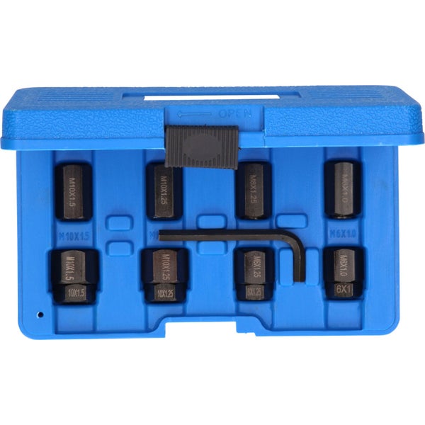 Rohrbiegezange mit blauem Griff