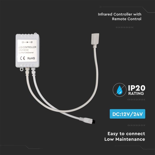 LED-Controller mit Infrarot und Fernbedienung