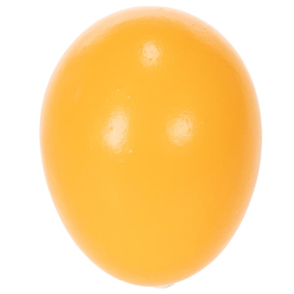 Gelber Luftballon mit glänzender Oberfläche.