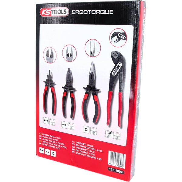 KS Tools Zangensatz Ergotorque, 4-teilig