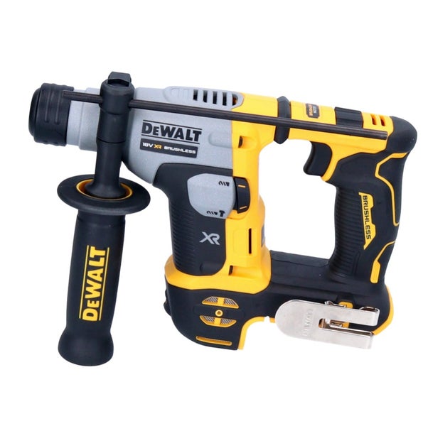 DeWALT Akku-Kombihammer 18 Volt XR Brushless mit Zusatzhandgriff und Tiefenanschlag.