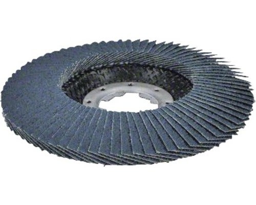 X-LOCK Fächerschleifscheibe, abgewinkelte Ausführung, Fibertragplatte, Ø125mm, K
