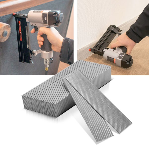 STAHLWERK Druckluft Nägel 30 mm Gauge 18 (1,25 x 1,05 mm) 2 mm Kopf 5.000er Set