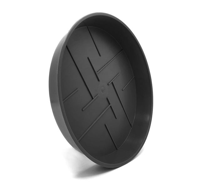 Plastard Untersetzer 10er Set Ø 40 cm Anthrazit - Blumentopf Pflanztopf Kübel