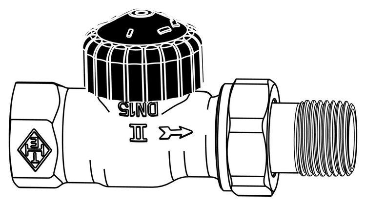 Heimeier Regulierventil DN15