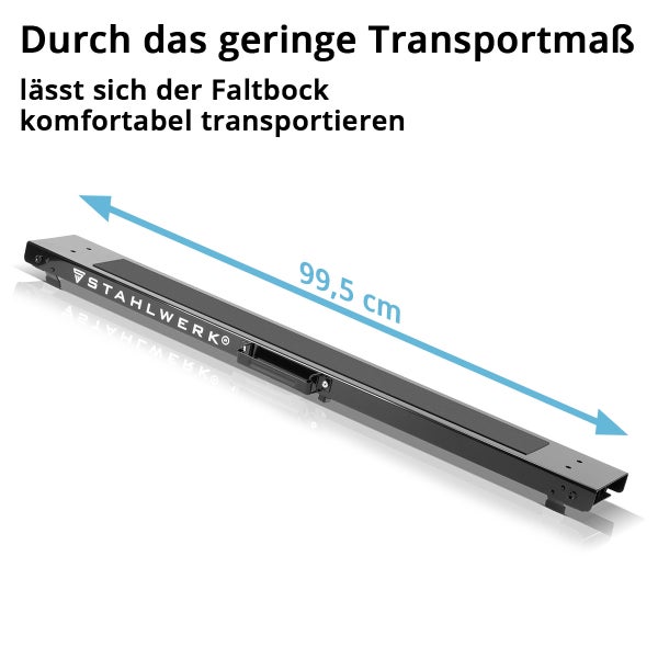 Sägebock 2er Set 150 kg höhenverstellbar 645 - 910 mm Arbeitsbock