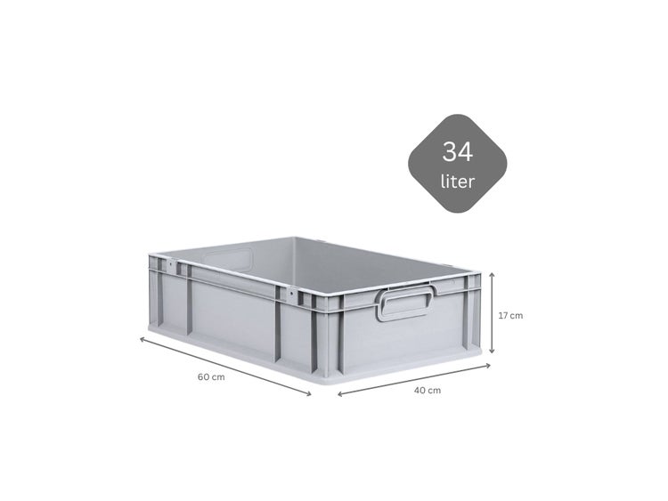 PROREGAL SparSet 10x Eurobox NextGen Grip HxBxT 17 x 40 x 60 cm 34 Liter
