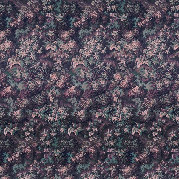 Tapete mit Blumen- und Blättermuster