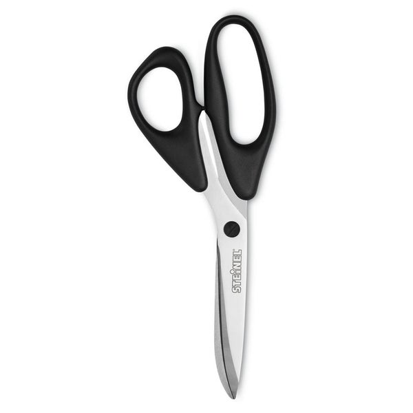 Steinel Schere mit schwarzen Kunststoffgriffen und Klingen aus Edelstahl.