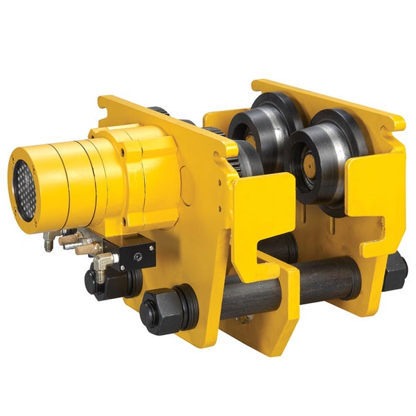 Gelber Fahrwerk Hebelzug für Hebeanwendungen