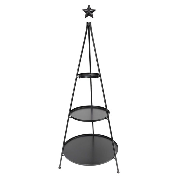 FRANK FLECHTWAREN | Etagere Klassik, METALL, 52 x 52 x 129 cm