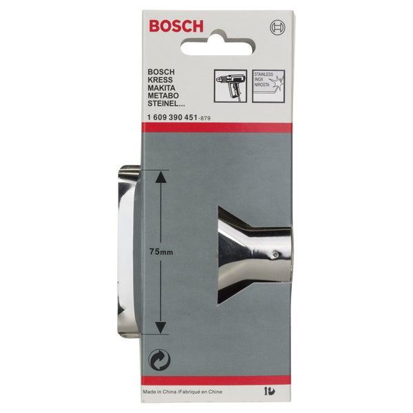 Bosch Flächendüsen, Düse für Bosch-Heißluftgebläse, 75 mm, 33,5 mm - 1609390451