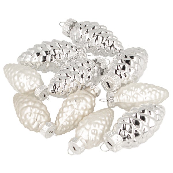 Dekorative Tannenzapfen zum Aufhängen für den Weihnachtsbaum