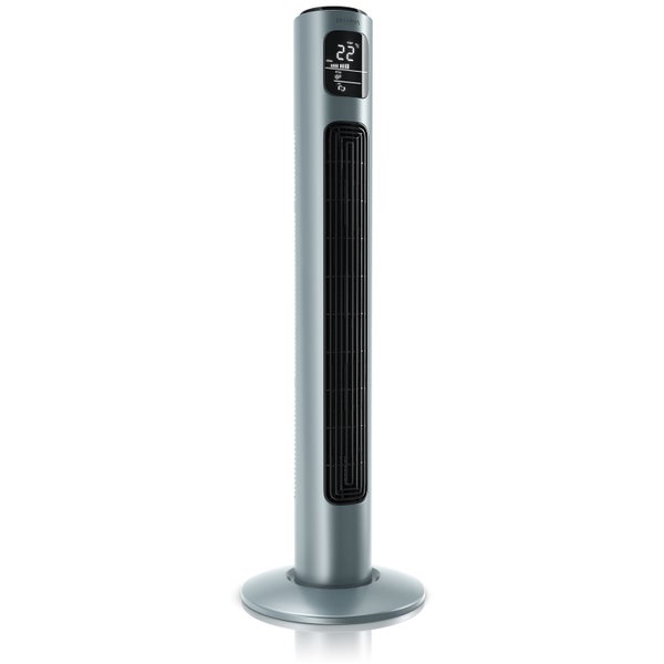 Brandson Turmventilator mit Oszilation 60°, Standventilator 96 cm, GS, Säulenventilator mit Fernbedienung, Ventilator mit 3 Geschwindigkeitsstufen