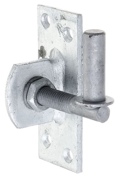 Verstellbares Torband mit Montageplatte aus verzinktem Stahl