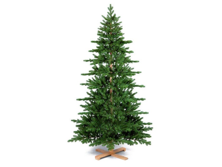 Künstlicher Weihnachtsbaum mit Holzständer