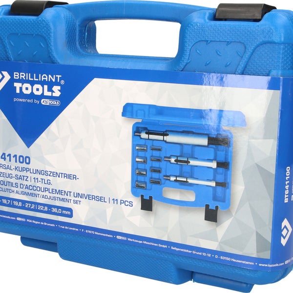BRILLIANT TOOLS Universal-Kupplungszentrierwerkzeug-Satz 11tlg. - BT641100
