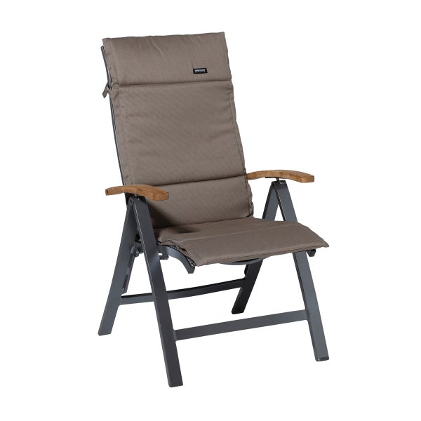 Hochlehnerauflage Fiber Deluxe Rib Liver - Ca. 125x50 cm - 4er-Set