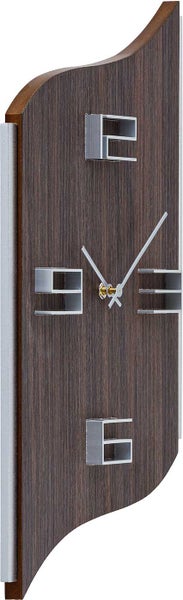 AMS 9612 Wanduhr modern 27 x 40 x 4 cm