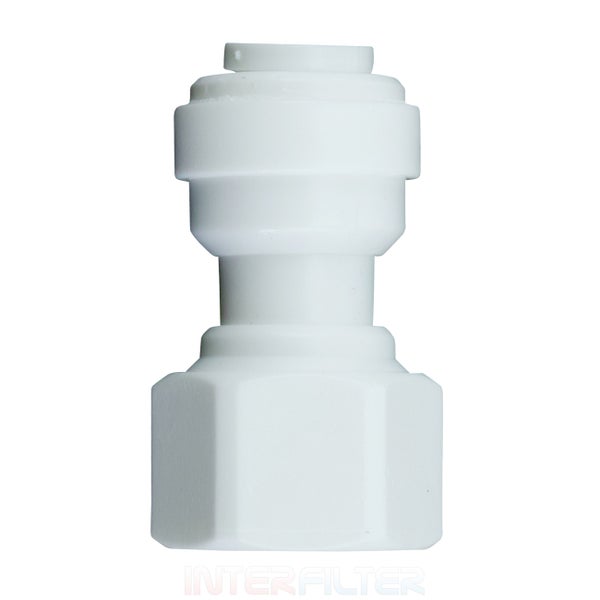 Gerader Steckverbinder aus Kunststoff für Wasserfiltersysteme