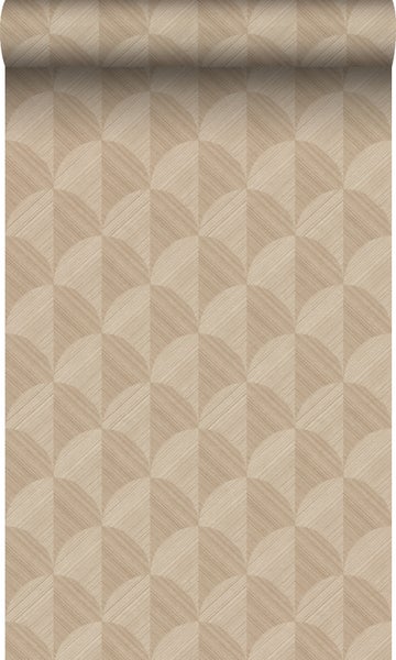 Origin Wallcoverings Öko-Strukturtapete 3D Muster Beige - 50 x 900 cm - 347988