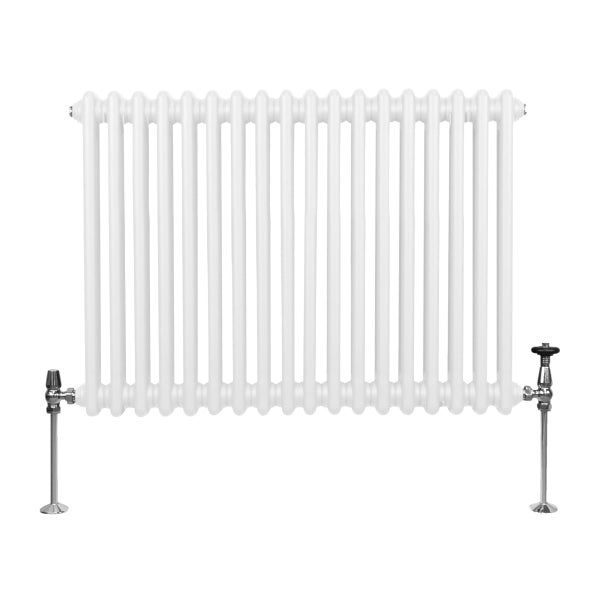 Traditional Traditioneller 2-Spalten-Heizkörper - 600 x 832 mm - Weiß2 Column Radiator - 600 x 832mm - White