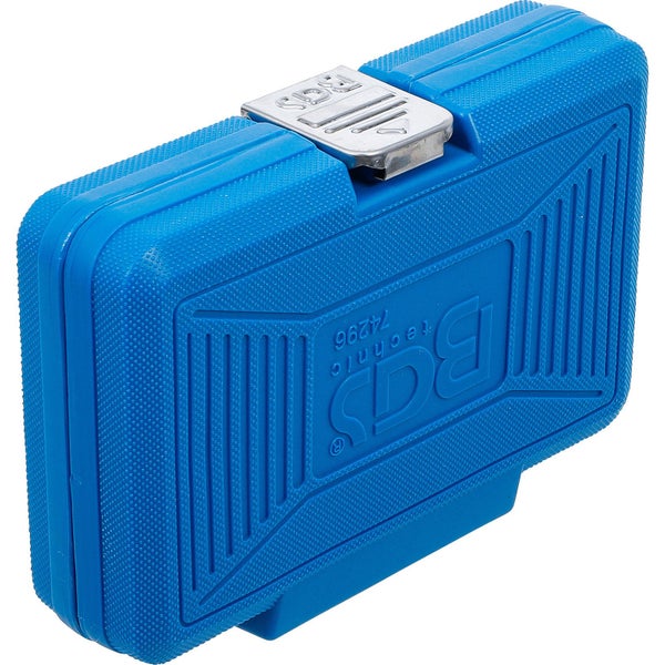 BGS Kraft-Steckschlüssel-Einsatz-Satz Sechskant Antrieb Innenvierkant 12,5 mm (1/2) SW 3/8 - 15/16 Zollgrößen 10tlg. - 74296