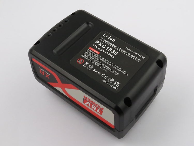 Akku passend für Einhell PXBP-300, PXBP-600, Li-ion, 18V, 4000mAh, 72Wh