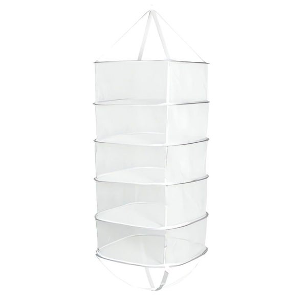 Grow Trockennetz 45 cm x 1,10 m – 5-lagig, quadratisch, platzsparend, für große Pflanzenmengen, einfach aufzuhängen & ideal für kleine Räume