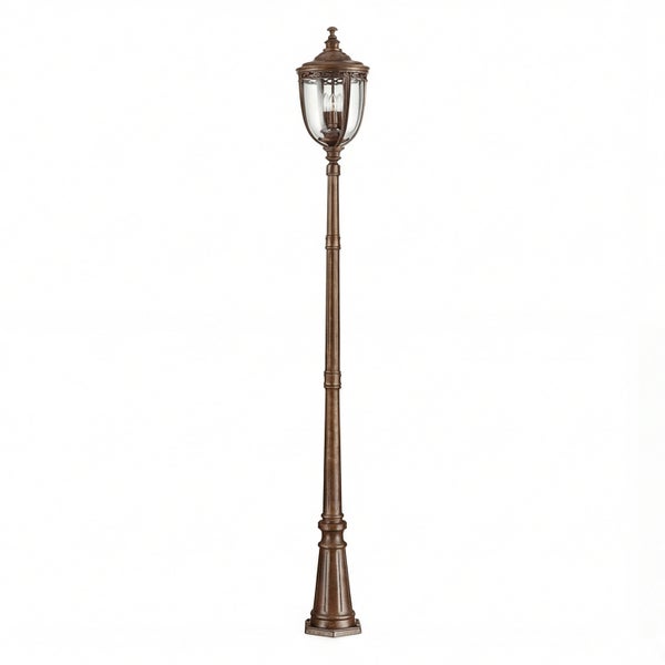 Dekorative Aussenleuchte aus Metall und Glas