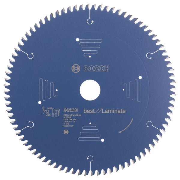 Bosch Kreissägeblatt Best for Laminate, 254 x 30 x 2,5 mm, 84 - 2608642135