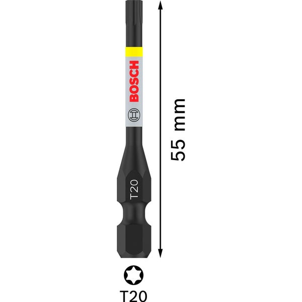 Bosch PRO Torx Impact Bit T20 55 mm 2-tlg. - 2608522530