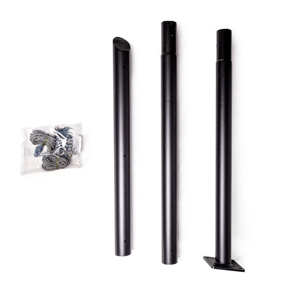 Sonnensegelmast Extra Robust EZ Mast Anthrazit 260 cm – Massiv, langlebig, modernes Design – Maanta®