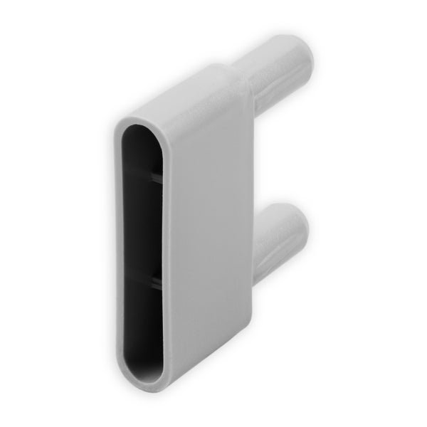 DIWARO. Endstabgleiter - Gleiter für Rolladen Endstab | 29 x 13,6 mm | grau | 1 Paar