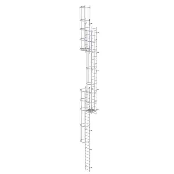 MUNK ortsfeste Steigleitern Aluminium, 13,16m SH PG2