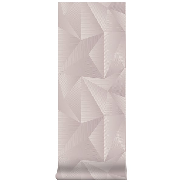 Tapetenrolle mit geometrischem Dreiecksmuster