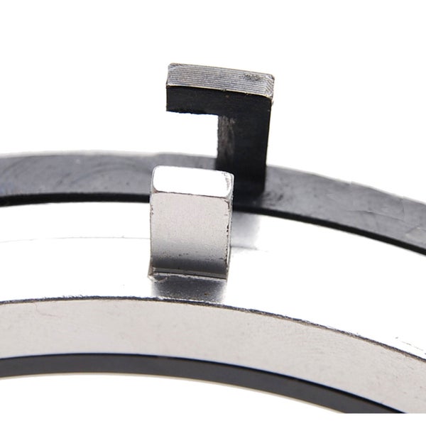 Detailansicht einer Sicherungsscheibe