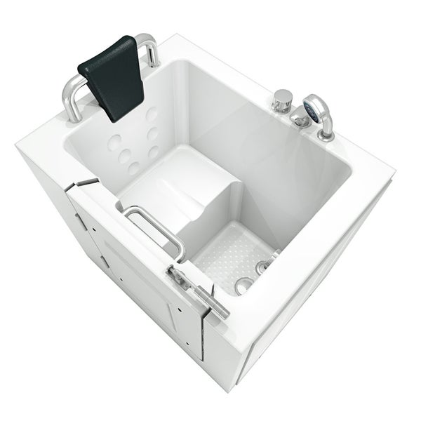 Senioren Sitzwanne Badewanne mit Tür S02-TH-C-L 100x78 cm