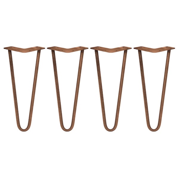 4 x Hairpin Legs 30.5cm Tischbeine 2 Streben