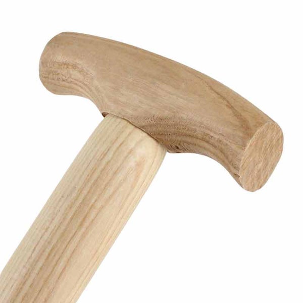 Spaten (geschmiedet) mit Holzstiel