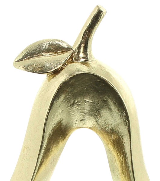 FRANK FLECHTWAREN | Birne Gold, POLYRESIN, 14,5 x 6,5 x 26,5 cm