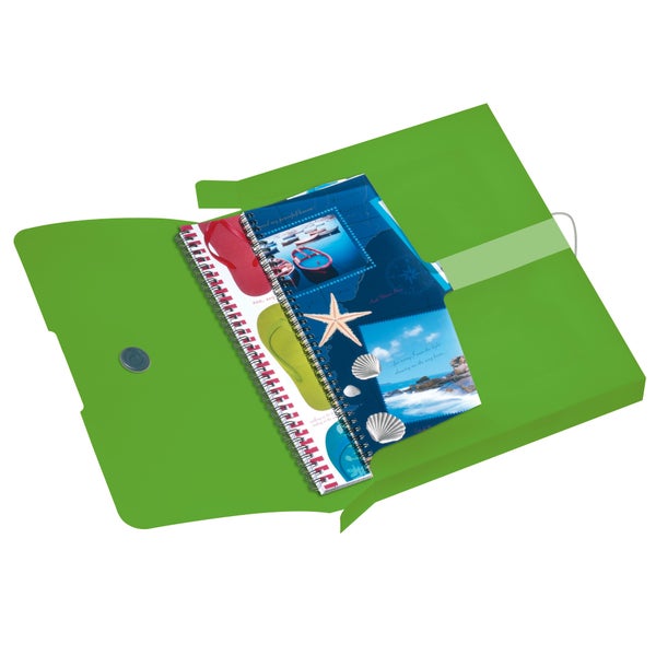 Herlitz Sammelbox A4 PP opak apfel, Rückenbreite 4 cm