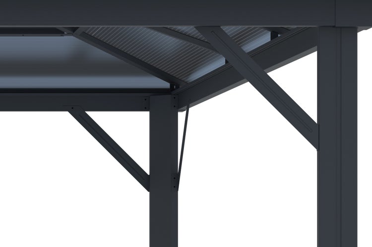 Aluminium Pavillon GRACE 400S300 Anthrazitgrau