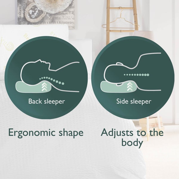 Beautissu BeauErgo FK Konturkissen Bambus 55x35cm